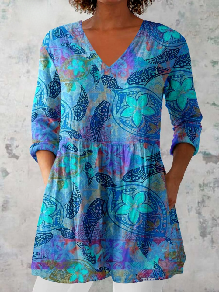Dolores | Blusa Manga Larga con Escote en V