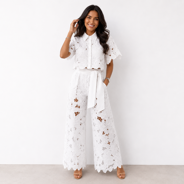 Camila | Conjunto sofisticado de dos piezas