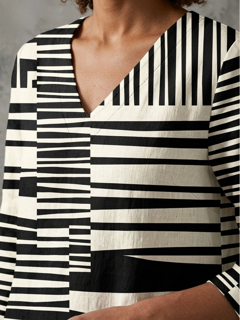 Cataleya | Blusa manga larga con cuello en V